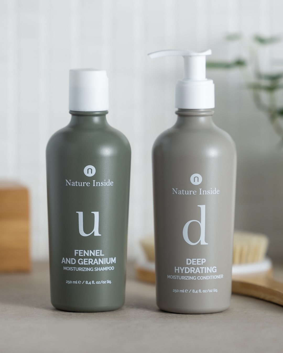 Fennel and geranium shampoo + Deep hydrating conditioner